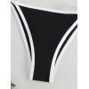 imageSHENHE Womens Sexy Bikini Sets Ring Triangle Tie Bathing Suits 2 Piece SwimsuitsWhite and Black