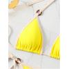 imageSHENHE Womens Sexy Bikini Sets Ring Triangle Tie Bathing Suits 2 Piece SwimsuitsYellow