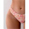 imageSHENHE Womens Summer Beach Random Vacation Beach Ditsy Printed Halter Bikini SetFloral Orange