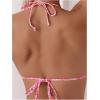 imageSHENHE Womens Summer Beach Random Vacation Beach Ditsy Printed Halter Bikini SetFloral Pink