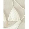imageSHENHE Womens Triangle High Cut Bikini Tie Back 2 Piece Halter Swimsuits Bathing SuitBeige
