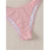 imageSHENHE Womens Triangle High Cut Bikini Tie Back 2 Piece Halter Swimsuits Bathing SuitPink a