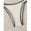 imageSHENHE Womens Triangle Bikini 2 Piece Swimsuit Tie Back High Cut Sexy Bathing SuitBeige