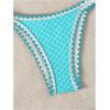 imageSHENHE Womens Triangle Bikini 2 Piece Swimsuit Tie Back High Cut Sexy Bathing SuitBlue