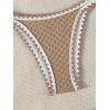 imageSHENHE Womens Triangle Bikini 2 Piece Swimsuit Tie Back High Cut Sexy Bathing SuitBrown