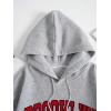 imageSHENHE Womens Letter Print Long Sleeve Drawstring Pullover Hoodie Sweatshirt Tops with Pocket4light Grey