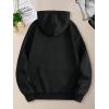 imageSHENHE Womens Letter Print Long Sleeve Drawstring Pullover Hoodie Sweatshirt Tops with PocketBlack