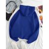imageSHENHE Womens Letter Print Long Sleeve Drawstring Pullover Hoodie Sweatshirt Tops with PocketRed Royal Blue
