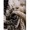 imageSHENHE Womens Skull Print Hollow Out Loose Knit Goth Grunge Off Shoulder Sheer SweaterBeige