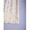 imageSHENHE Womens Skull Print Hollow Out Loose Knit Goth Grunge Off Shoulder Sheer SweaterBeige