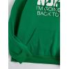 imageSHENHE Womens Slogan Letter Print Long Sleeve Hooded Sweatshirt Pullover Hoodie TopsGreen