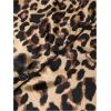 imageSHENHE Womens 2 Piece Satin Pajama Set Leopard Short Sleeve Button Down Pj Shorts SetBrown