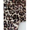 imageSHENHE Womens 2 Piece Satin Pajama Set Leopard Short Sleeve Button Down Pj Shorts SetYellow