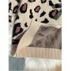 imageSHENHE Womens Leopard Print Bow Tie Front Crew Neck Cropped Cardigan Sweater TrendyKhaki