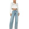imageSHENHE Womens Satin Button Down Collar Neck Long Sleeve Crop Blouse Shirt TopWhite