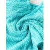 imageSHENHE Womens Tie Halter Neck Backless Ruffle Hem Sexy Peplum Crop Top Sleeveless TopBlue