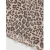 imageSHENHE Womens Y2K Leopard Print Tops Cheetah Animal Coquette Bow Sleeveless Mesh Cropped Cami Tank TopCoffee Brown