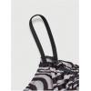 imageSHENHE Womens Y2K Leopard Print Tops Cheetah Animal Coquette Bow Sleeveless Mesh Cropped Cami Tank TopZebra Print Grey