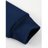 imageSHENHE Mens Sweatshirt Letter Print Mock Neck Long Sleeve Casual Pullover Sweatshirts TopDark Blue
